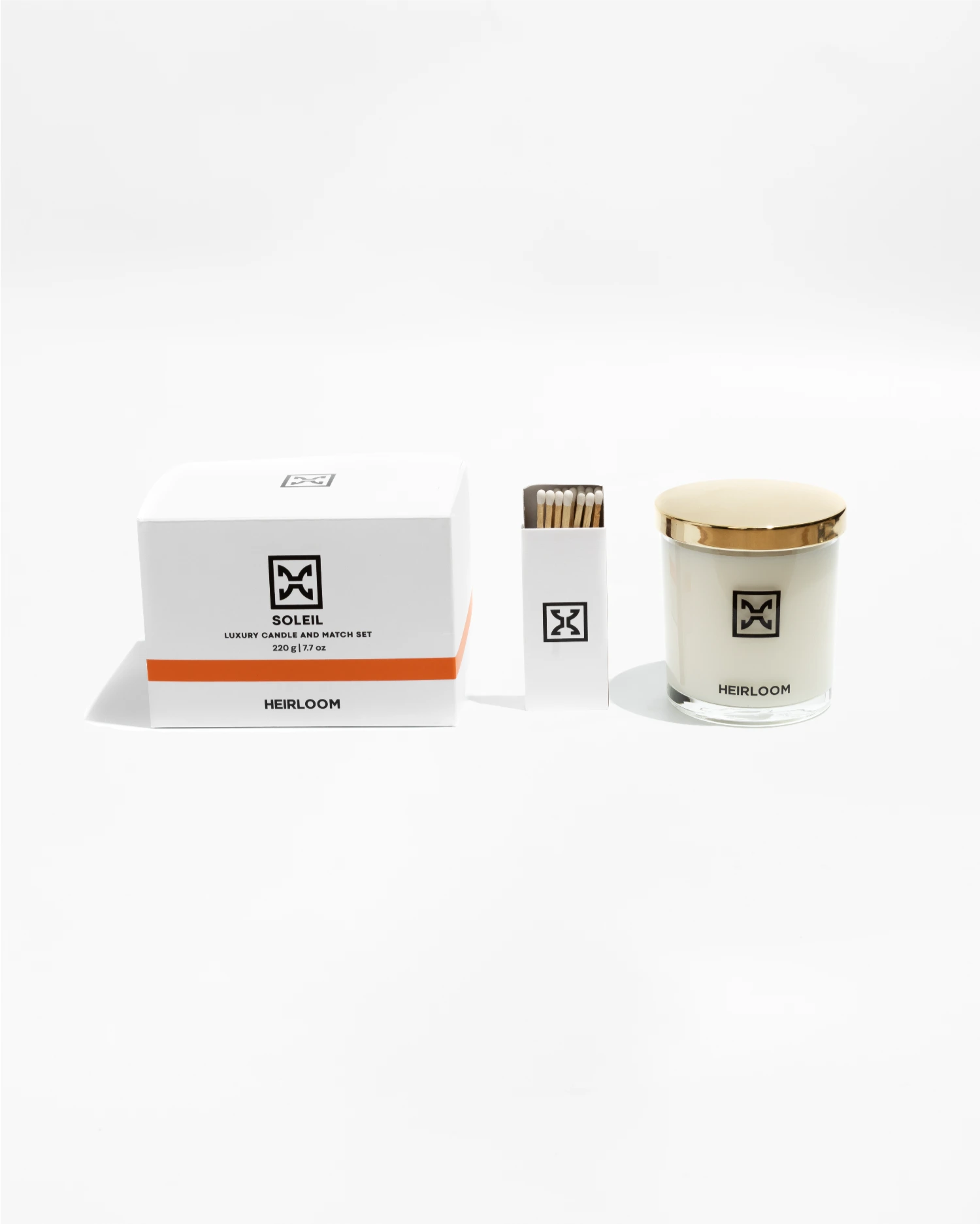Soleil Luxury Candle & Match Set