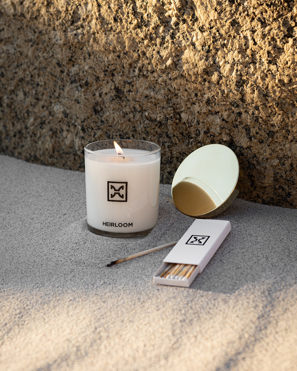Luxury Candle and Match Set - Heirloom Perfumery