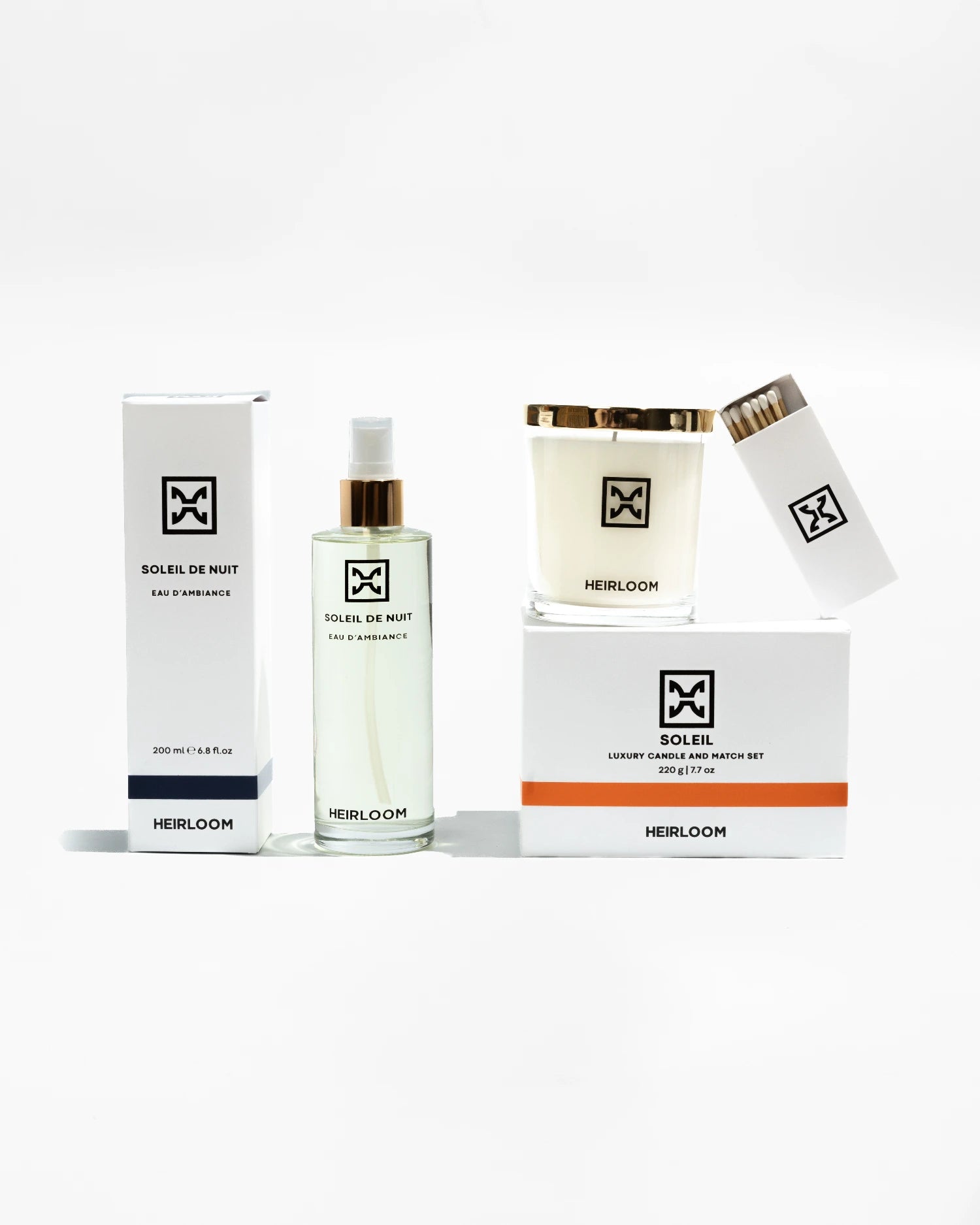 Soleil de Nuit Ambiance Set | Luxury room scent gift set | Heirloom